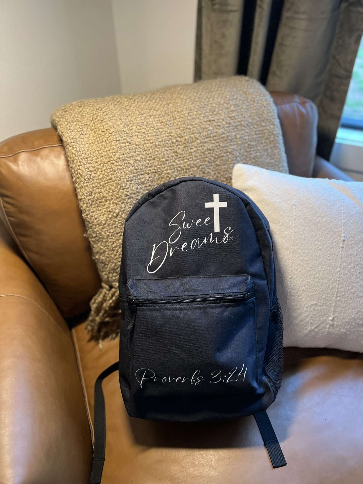 Proverbs 3:24 Backpack